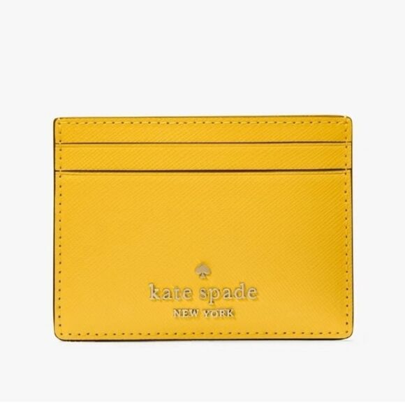 Kate Spade Leather Madison Small Slim Card Holder Wallet Bag Purse - Picture 10 of 11